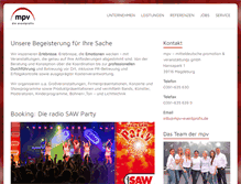 Tablet Screenshot of mpv-eventprofis.de